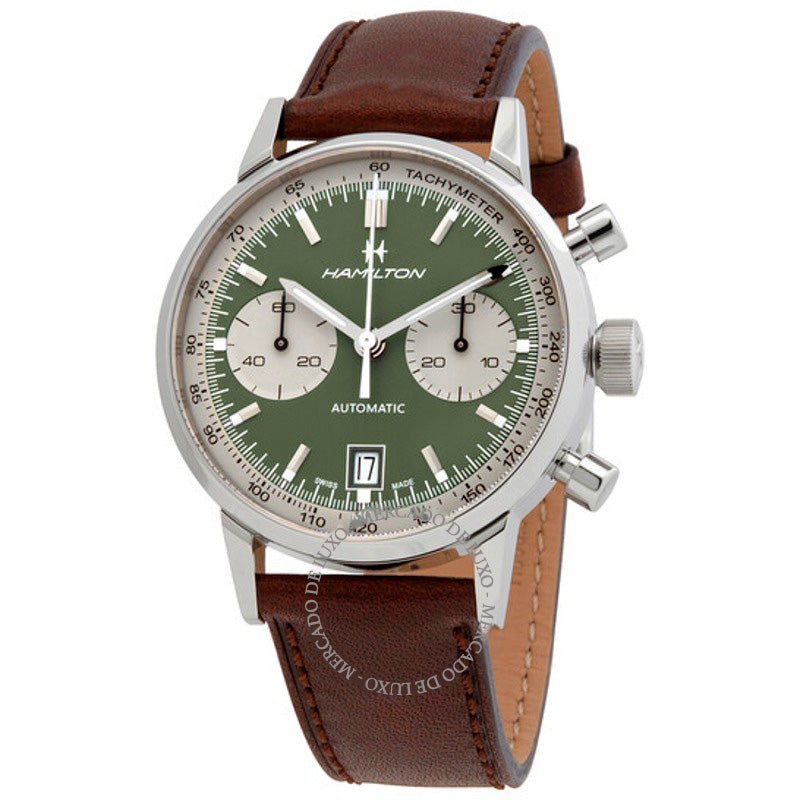 Relógio Cronógrafo Intra-Matic Automático Mostrador Verde 40 mm - Mercado de Luxo - O Maior E-Commerce de Bens, Produtos e Serviços de Luxo do Brasil.