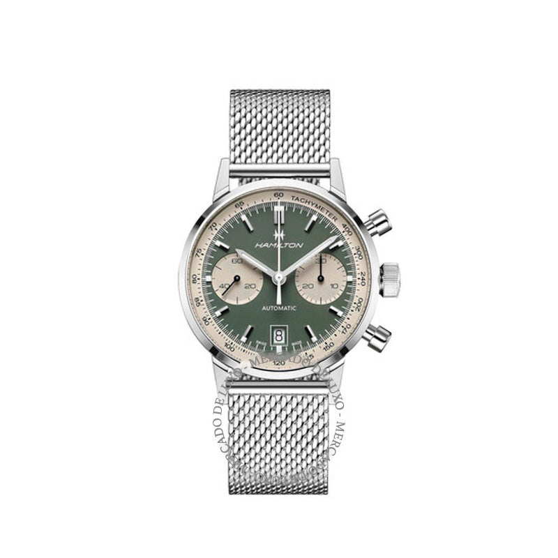 Relógio Cronógrafo Intra-Matic Automático Mostrador Verde 40 mm - Mercado de Luxo - O Maior E-Commerce de Bens, Produtos e Serviços de Luxo do Brasil.