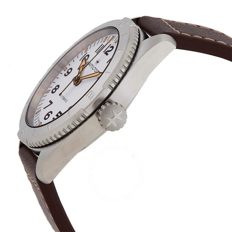 Relógio Khaki Field Expedition Automático Mostrador Branco 41 mm - Mercado de Luxo - O Maior E-Commerce de Bens, Produtos e Serviços de Luxo do Brasil.