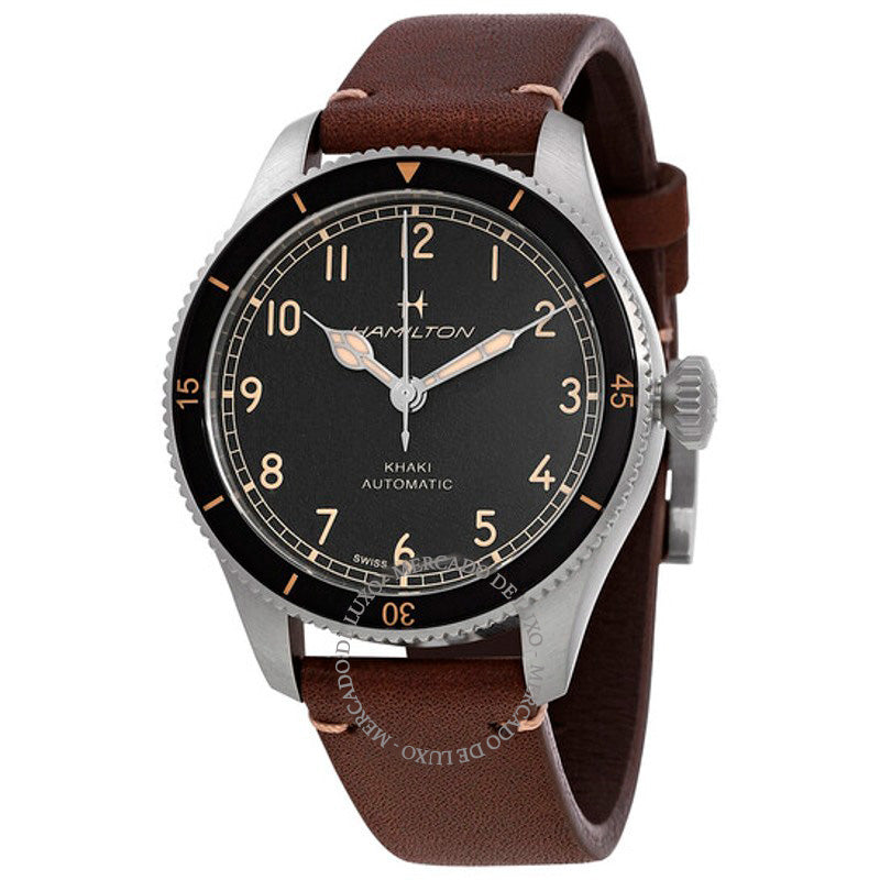 Relógio Khaki Aviation Pioneer Automático Mostrador Preto  - Mercado de Luxo - O Maior E-Commerce de Bens, Produtos e Serviços de Luxo do Brasil.