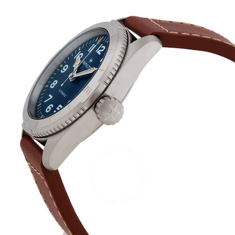 Relógio Khaki Field Expedition Automático Mostrador Azul 37 mm - Mercado de Luxo - O Maior E-Commerce de Bens, Produtos e Serviços de Luxo do Brasil.