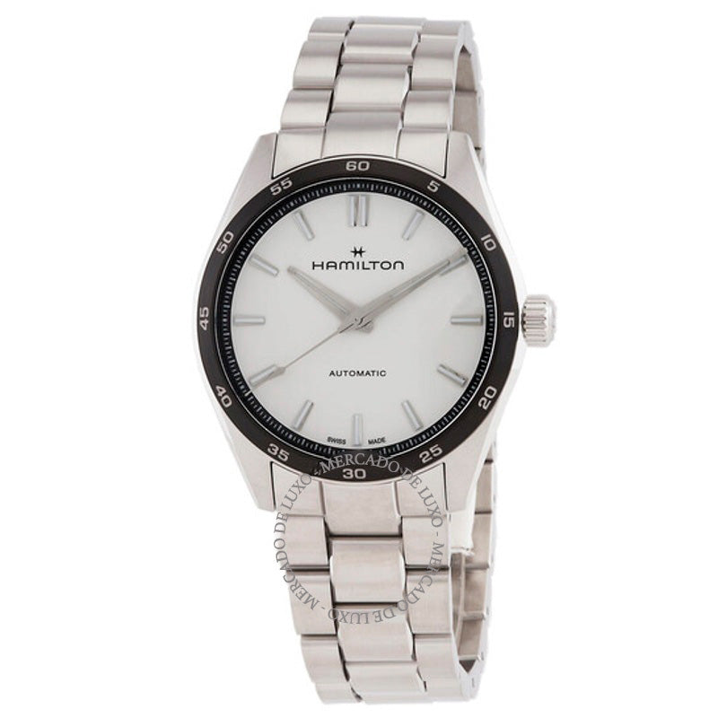 Relógio Jazzmaster Performer Automático Mostrador Branco 38 mm - Mercado de Luxo - O Maior E-Commerce de Bens, Produtos e Serviços de Luxo do Brasil.