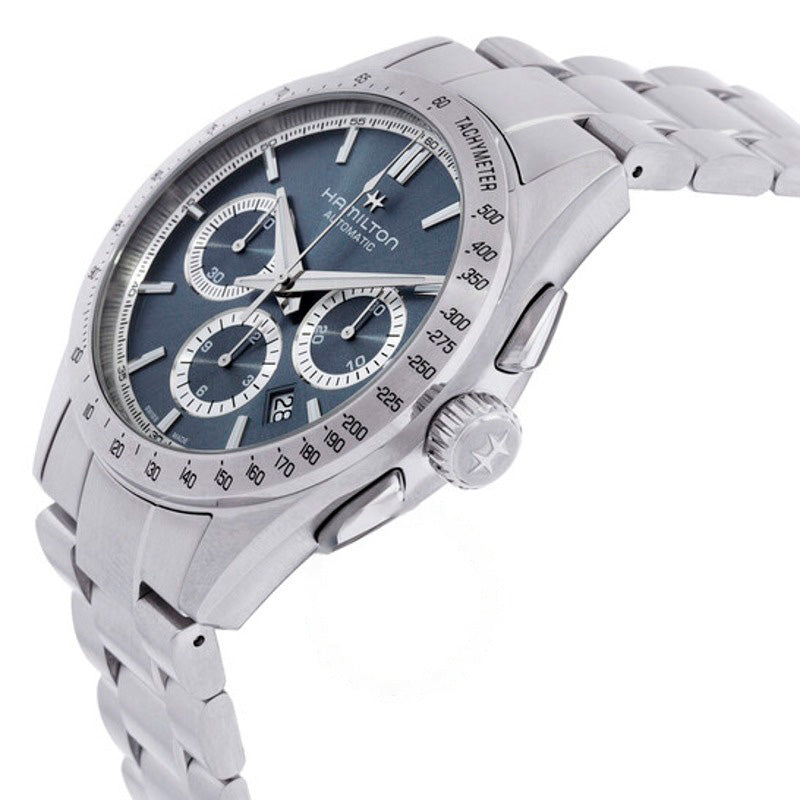 Relógio Jazzmaster Performer Autochrono Mostrador Azul 42 mm - Mercado de Luxo - O Maior E-Commerce de Bens, Produtos e Serviços de Luxo do Brasil.