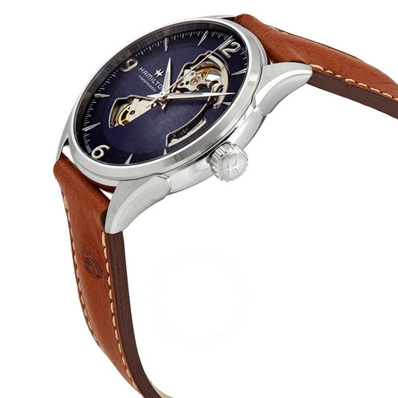 Relógio Jazzmaster Open Heart Automático Mostrador Azul 42 mm - Mercado de Luxo - O Maior E-Commerce de Bens, Produtos e Serviços de Luxo do Brasil.