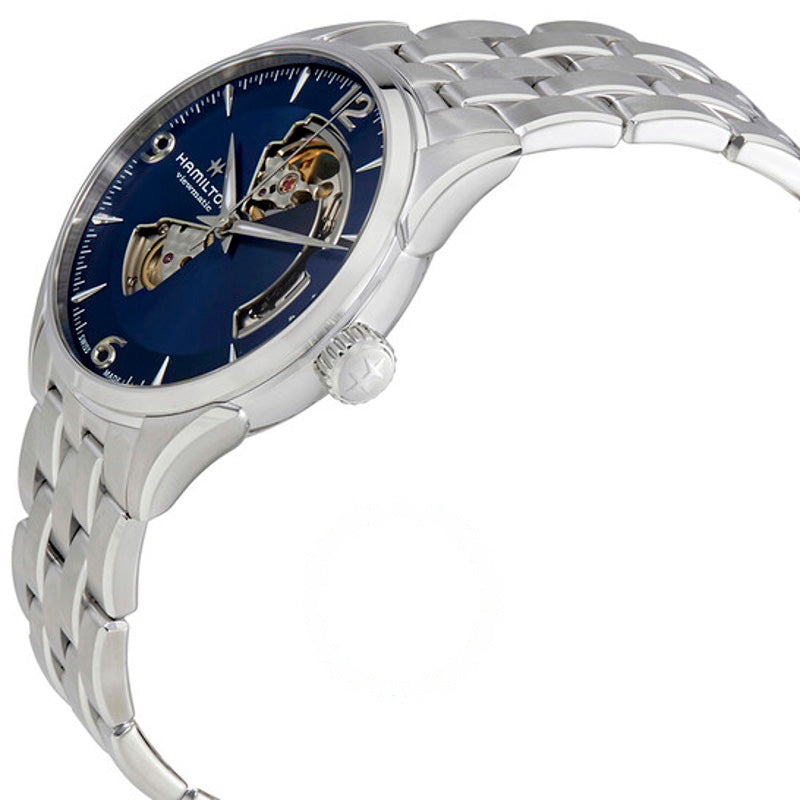 Relógio Jazzmaster Automático Coração Aberto Mostrador Azul 42 mm - Mercado de Luxo - O Maior E-Commerce de Bens, Produtos e Serviços de Luxo do Brasil.