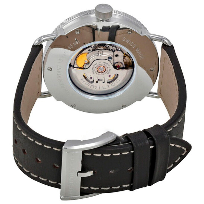 Relógio Khaki Navy Pioneer Automático Mostrador Prateado 43 mm - Mercado de Luxo - O Maior E-Commerce de Bens, Produtos e Serviços de Luxo do Brasil.