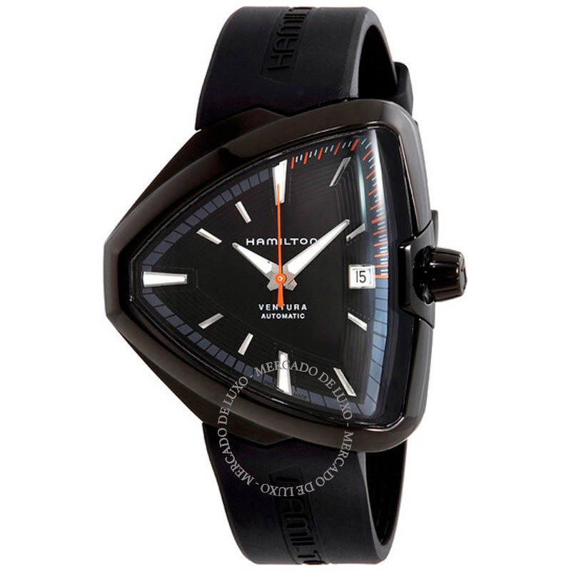 Relógio Ventura Elvis80 Automático em formato de escudo 42 mm - Mercado de Luxo - O Maior E-Commerce de Bens, Produtos e Serviços de Luxo do Brasil.