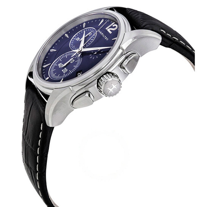 Relógio Jazzmaster Cronógrafo Quartzo Mostrador Azul 42 mm - Mercado de Luxo - O Maior E-Commerce de Bens, Produtos e Serviços de Luxo do Brasil.