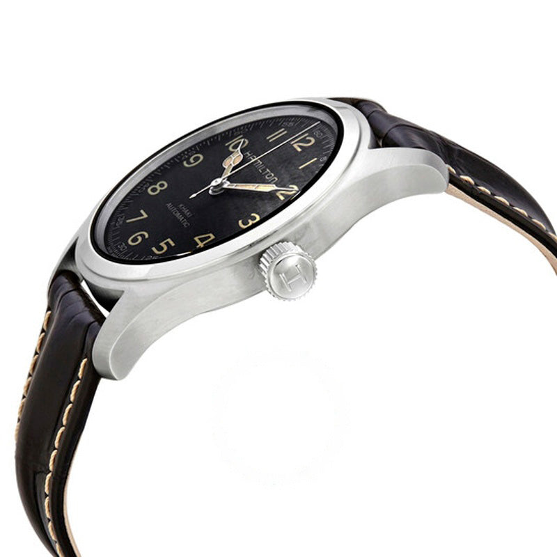 Relógio Khaki Field Murph Automático Mostrador Preto 42 mm - Mercado de Luxo - O Maior E-Commerce de Bens, Produtos e Serviços de Luxo do Brasil.