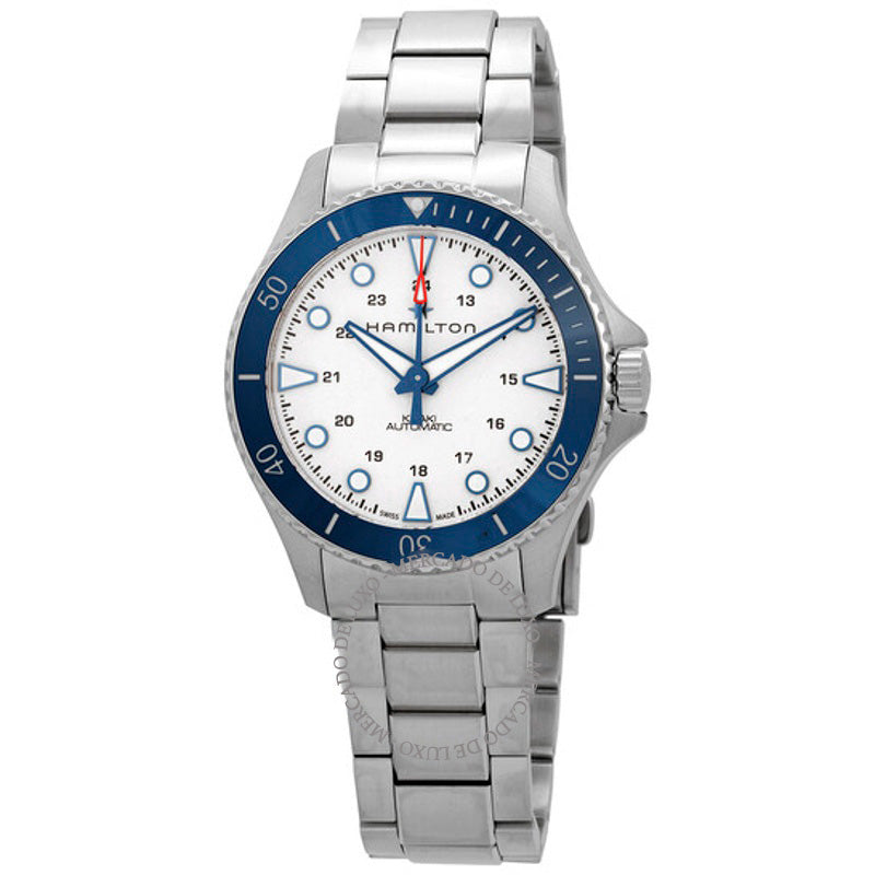 Relógio Khaki Navy Scuba Automático Mostrador Branco 43 mm - Mercado de Luxo - O Maior E-Commerce de Bens, Produtos e Serviços de Luxo do Brasil.