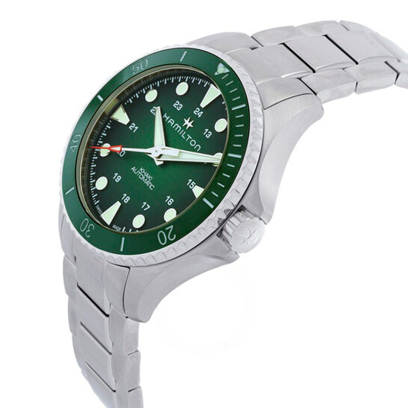 Relógio Khaki Navy Scuba Automático Mostrador Verde 43 mm - Mercado de Luxo - O Maior E-Commerce de Bens, Produtos e Serviços de Luxo do Brasil.