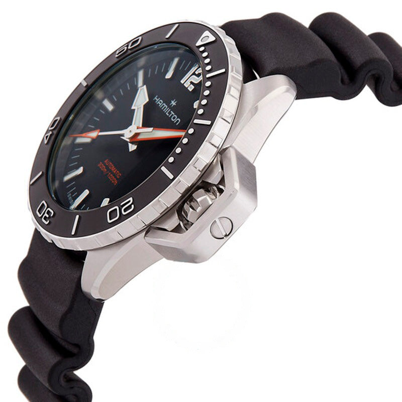 Relógio Khaki Navy Scuba Automático Mostrador Preto 41 mm - Mercado de Luxo - O Maior E-Commerce de Bens, Produtos e Serviços de Luxo do Brasil.
