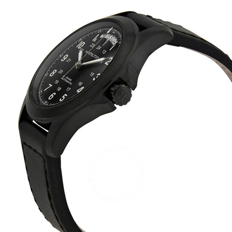Relógio Khaki Field King Automático Mostrador Preto  - Mercado de Luxo - O Maior E-Commerce de Bens, Produtos e Serviços de Luxo do Brasil.
