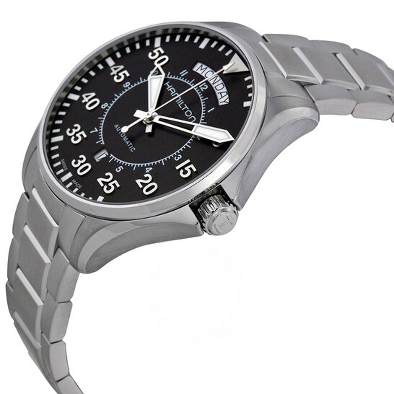 Relógio Pilot Day Date Automático Mostrador Preto  - Mercado de Luxo - O Maior E-Commerce de Bens, Produtos e Serviços de Luxo do Brasil.