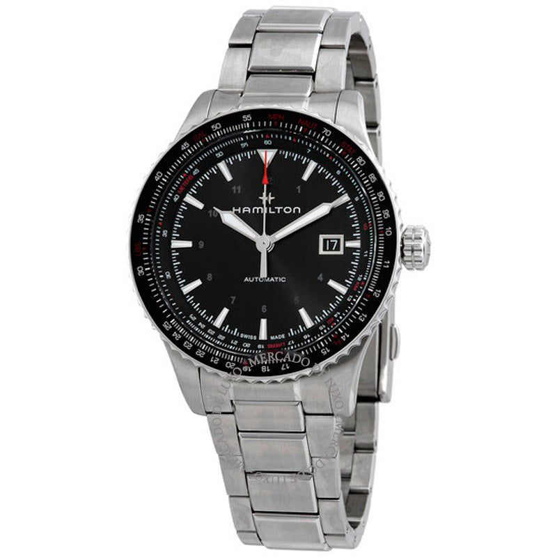 Relógio Khaki Aviation Automático Mostrador Preto 42 mm - Mercado de Luxo - O Maior E-Commerce de Bens, Produtos e Serviços de Luxo do Brasil.