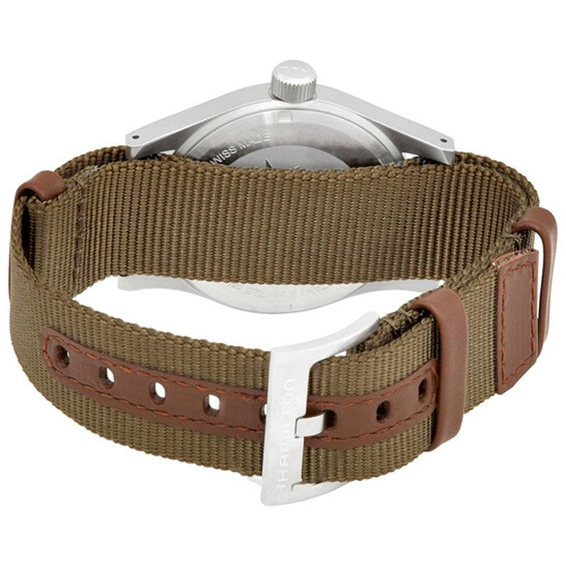 Relógio Campo cáqui mecânico mostrador branco 38 mm - Mercado de Luxo - O Maior E-Commerce de Bens, Produtos e Serviços de Luxo do Brasil.