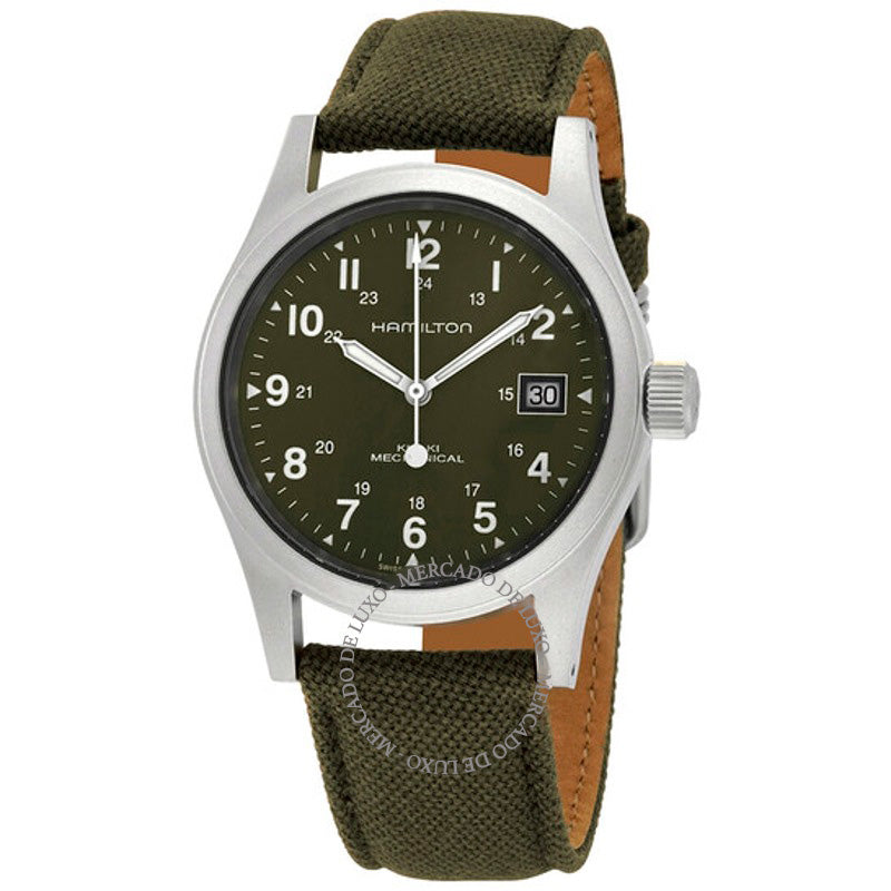 Relógio Campo cáqui mecânico mostrador verde 38 mm - Mercado de Luxo - O Maior E-Commerce de Bens, Produtos e Serviços de Luxo do Brasil.
