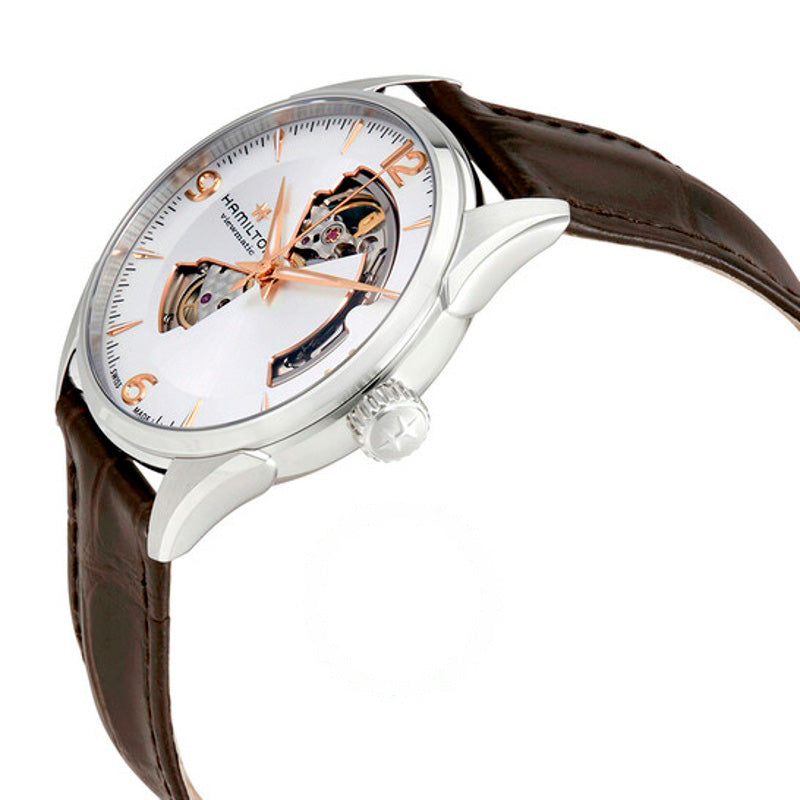 Relógio Jazzmaster Open Heart Mostrador Prateado 42 mm - Mercado de Luxo - O Maior E-Commerce de Bens, Produtos e Serviços de Luxo do Brasil.