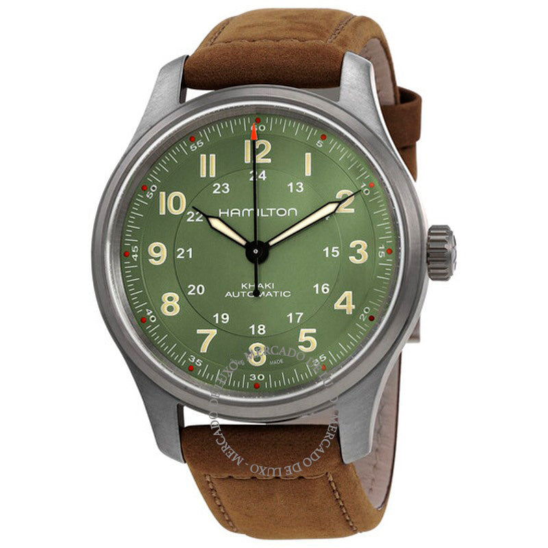 Relógio Khaki Field Automático Mostrador Verde  - Mercado de Luxo - O Maior E-Commerce de Bens, Produtos e Serviços de Luxo do Brasil.
