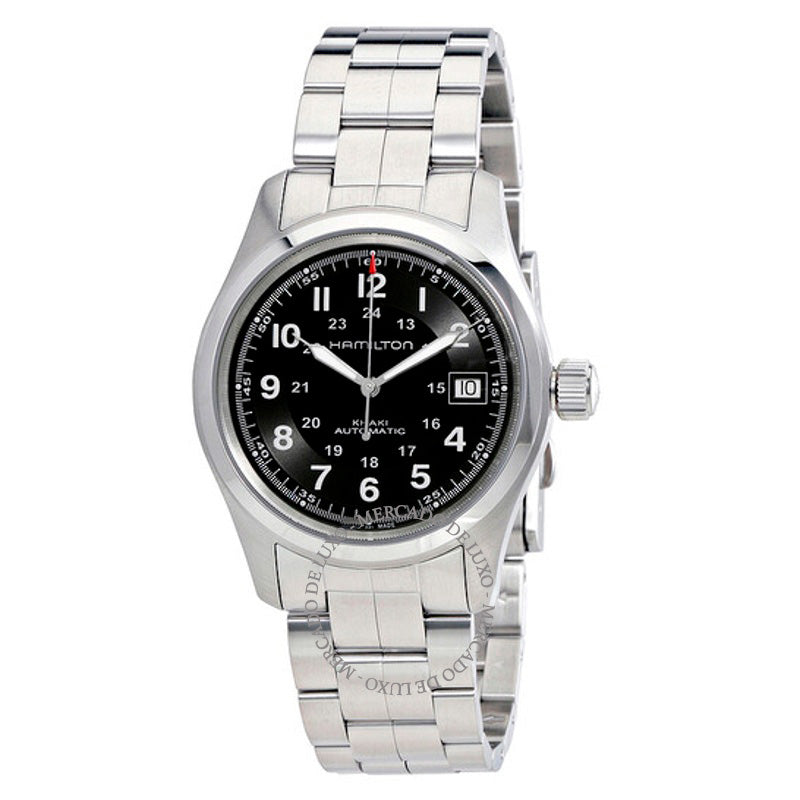 Relógio Khaki Field Automático Mostrador Preto 38 mm - Mercado de Luxo - O Maior E-Commerce de Bens, Produtos e Serviços de Luxo do Brasil.