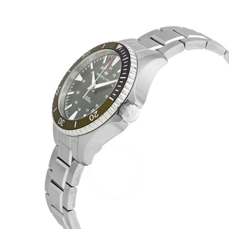 Relógio Khaki Navy Automático Mostrador Verde 40 mm - Mercado de Luxo - O Maior E-Commerce de Bens, Produtos e Serviços de Luxo do Brasil.