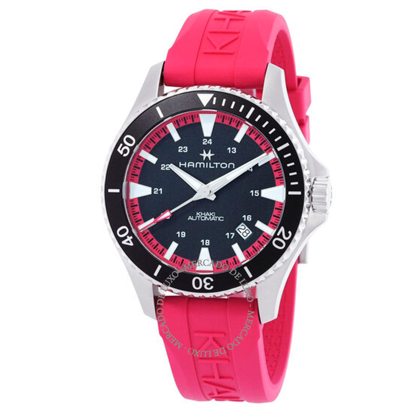 Relógio Khaki Navy Automático Mostrador Preto 40 mm - Mercado de Luxo - O Maior E-Commerce de Bens, Produtos e Serviços de Luxo do Brasil.