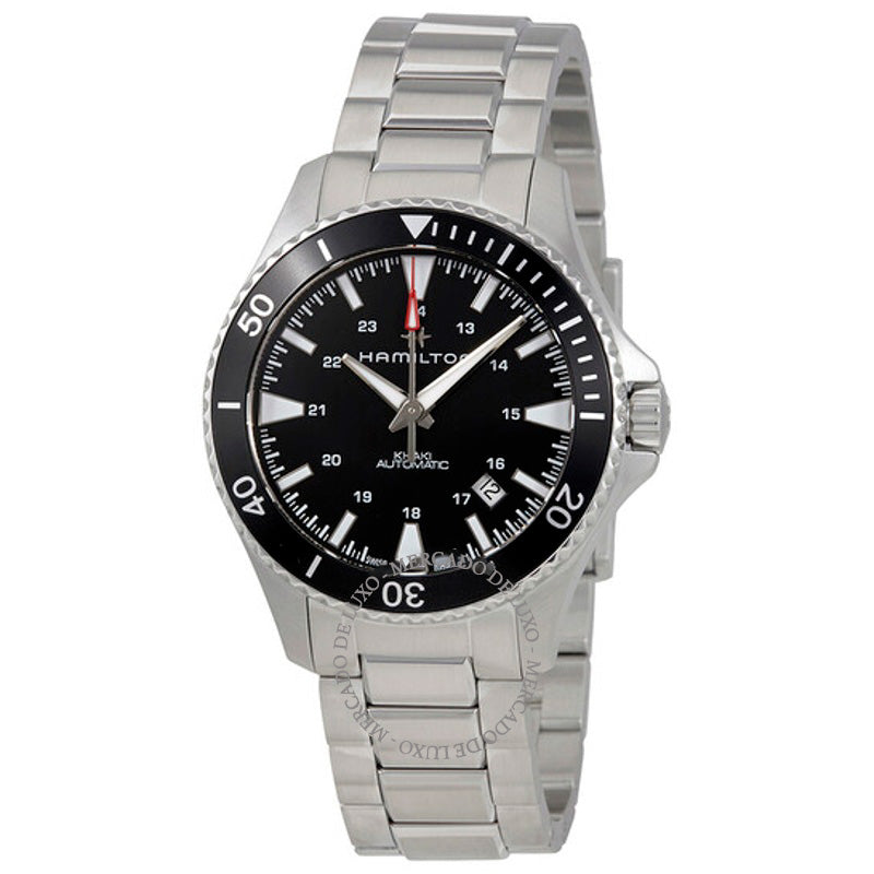 Relógio Khaki Navy Automático Mostrador Preto 40 mm - Mercado de Luxo - O Maior E-Commerce de Bens, Produtos e Serviços de Luxo do Brasil.