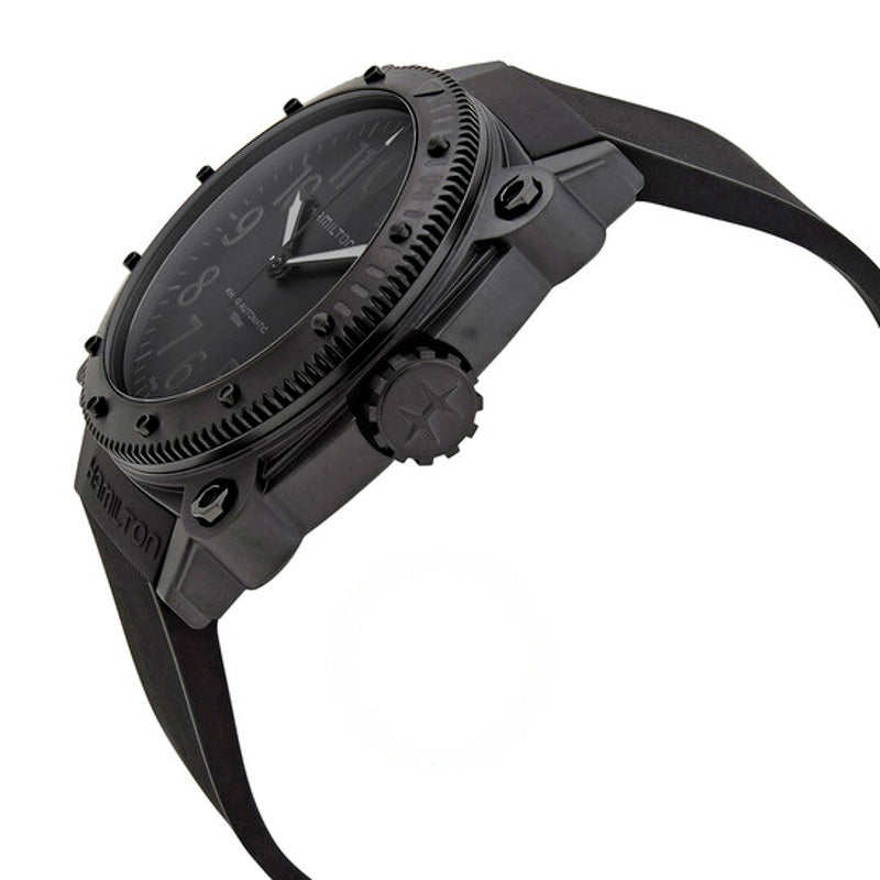 Relógio Khaki Navy Automático Mostrador Preto 46 mm - Mercado de Luxo - O Maior E-Commerce de Bens, Produtos e Serviços de Luxo do Brasil.