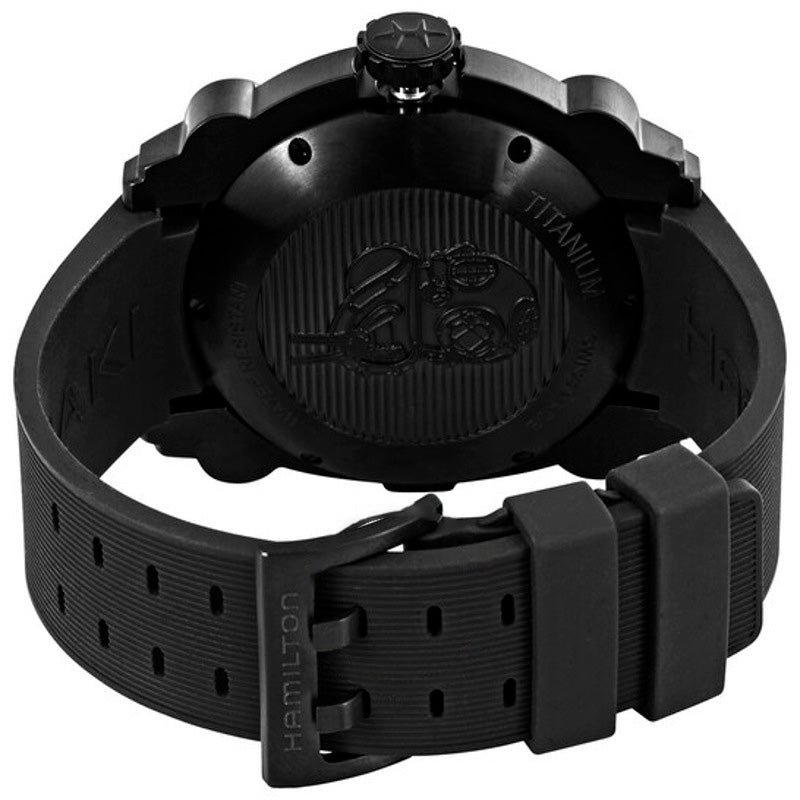 Relógio Khaki Navy Automático Mostrador Preto 46 mm - Mercado de Luxo - O Maior E-Commerce de Bens, Produtos e Serviços de Luxo do Brasil.