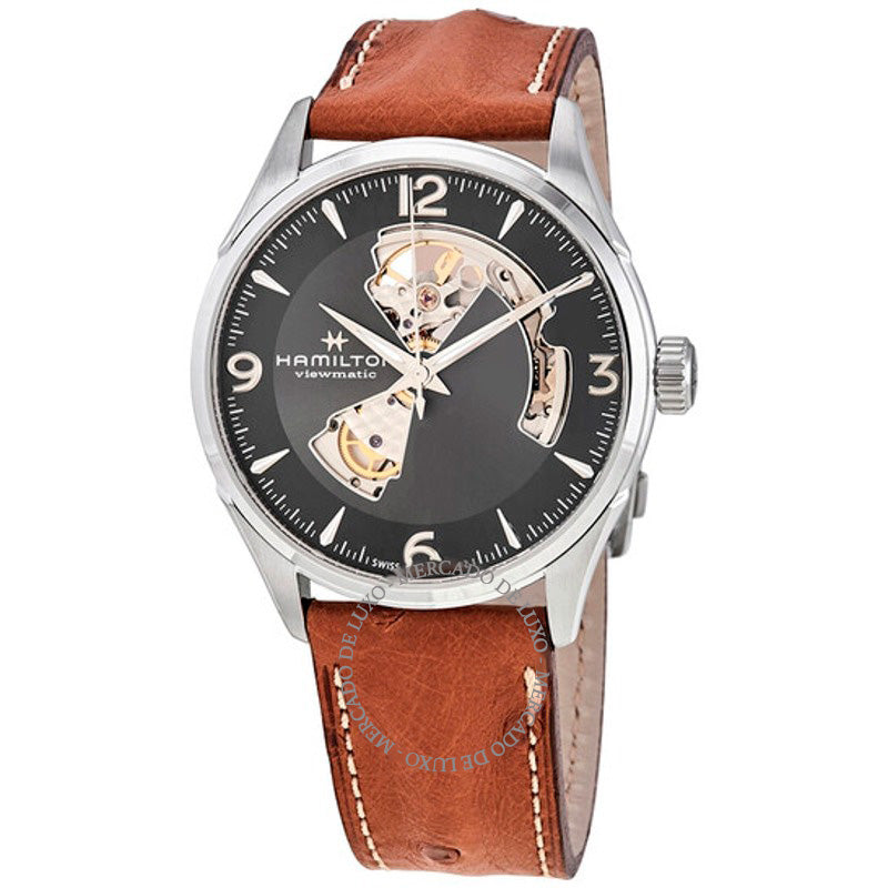 Relógio Jazzmaster Open Heart Automático 42 mm - Mercado de Luxo - O Maior E-Commerce de Bens, Produtos e Serviços de Luxo do Brasil.