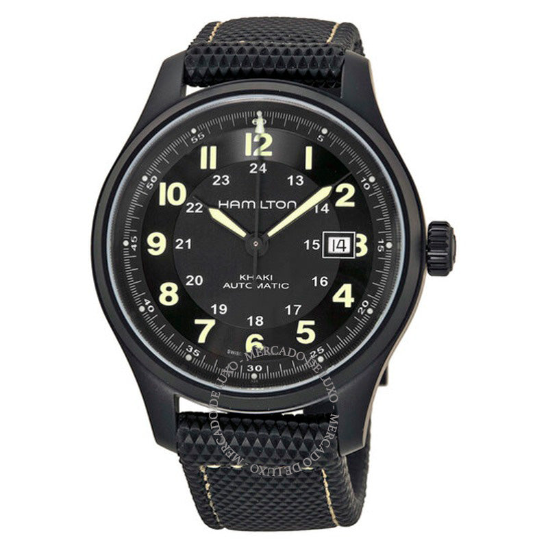 Relógio Khaki Field Automático Titânio 42 mm - Mercado de Luxo - O Maior E-Commerce de Bens, Produtos e Serviços de Luxo do Brasil.