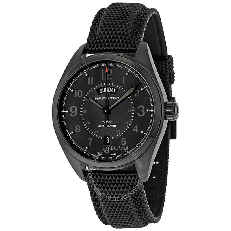 Relógio Khaki Field Day Date Automático 42 mm - Mercado de Luxo - O Maior E-Commerce de Bens, Produtos e Serviços de Luxo do Brasil.