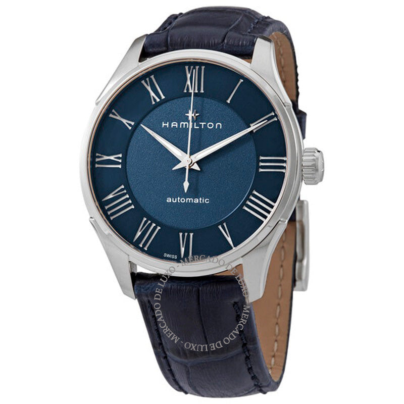 Relógio Jazzmaster Automático Mostrador Azul 40 mm - Mercado de Luxo - O Maior E-Commerce de Bens, Produtos e Serviços de Luxo do Brasil.