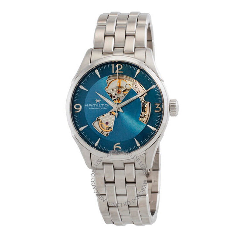 Relógio Jazzmaster Automático Mostrador Azul 42 mm - Mercado de Luxo - O Maior E-Commerce de Bens, Produtos e Serviços de Luxo do Brasil.
