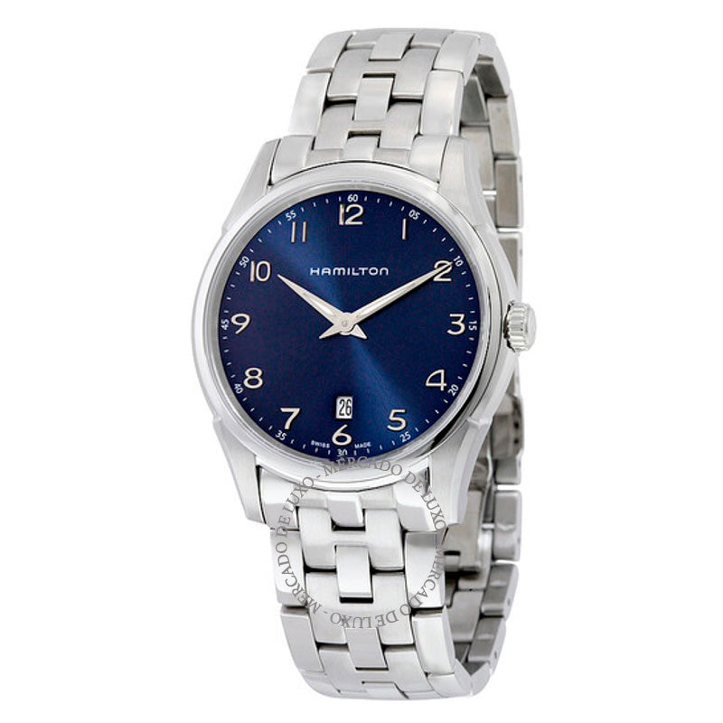 Relógio Jazzmaster Thinline Mostrador Azul 42 mm - Mercado de Luxo - O Maior E-Commerce de Bens, Produtos e Serviços de Luxo do Brasil.