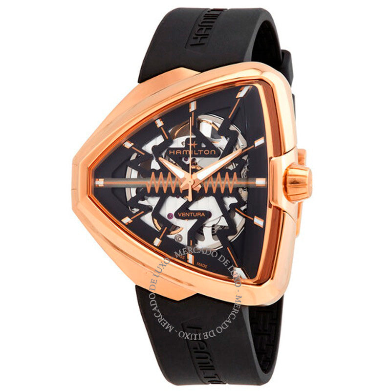 Relógio Ventura Automático Mostrador Preto 44 mm - Mercado de Luxo - O Maior E-Commerce de Bens, Produtos e Serviços de Luxo do Brasil.