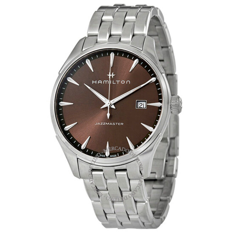 Relógio Mostrador marrom de quartzo Jazzmaster 40 mm - Mercado de Luxo - O Maior E-Commerce de Bens, Produtos e Serviços de Luxo do Brasil.