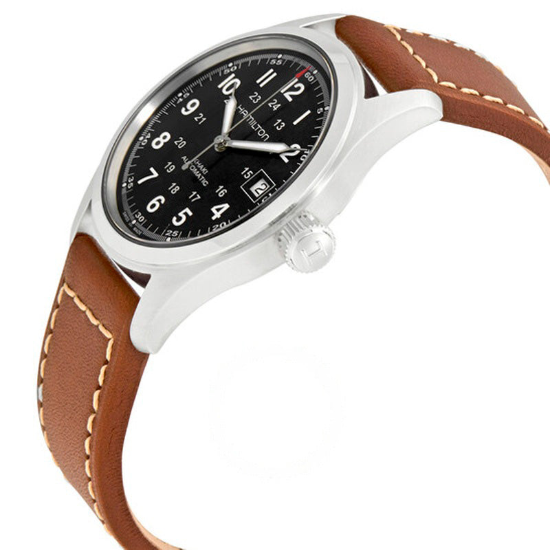 Relógio Cáqui Automático Mostrador Preto 38 mm - Mercado de Luxo - O Maior E-Commerce de Bens, Produtos e Serviços de Luxo do Brasil.