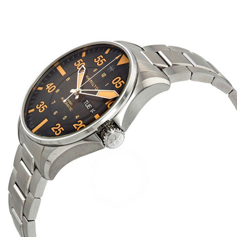 Relógio Pilot cáqui com mostrador preto 46 mm - Mercado de Luxo - O Maior E-Commerce de Bens, Produtos e Serviços de Luxo do Brasil.