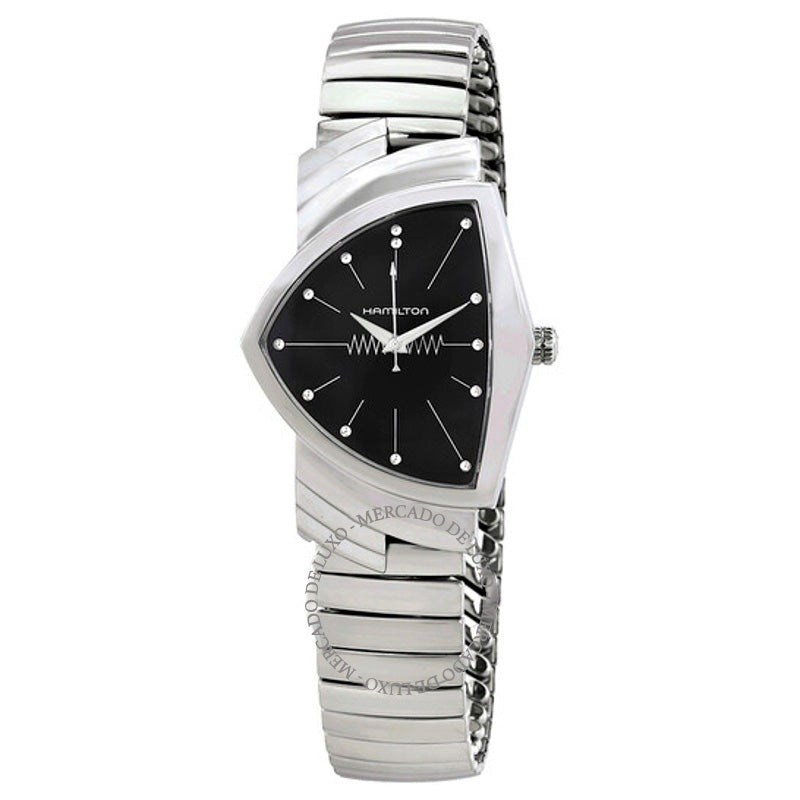 Relógio Ventura L Mostrador Preto 32 mm - Mercado de Luxo - O Maior E-Commerce de Bens, Produtos e Serviços de Luxo do Brasil.