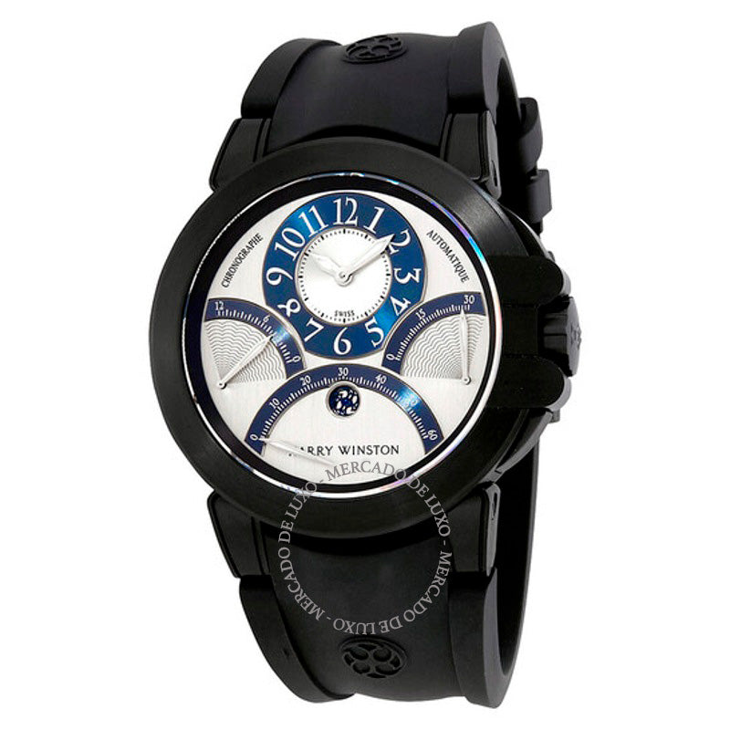 Relógio Ocean Triple Retrograde Chronograph Automático Mostrador Prateado 44 mm - Mercado de Luxo - O Maior E-Commerce de Bens, Produtos e Serviços de Luxo do Brasil.