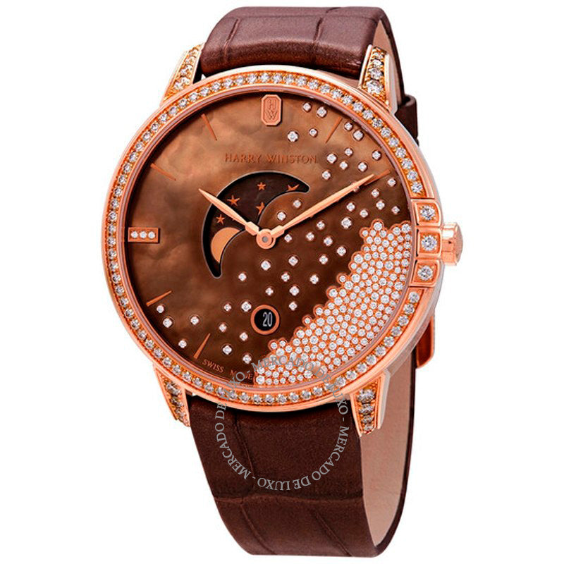 Relógio Diamante em ouro rosa 18k meia-noite  - Mercado de Luxo - O Maior E-Commerce de Bens, Produtos e Serviços de Luxo do Brasil.
