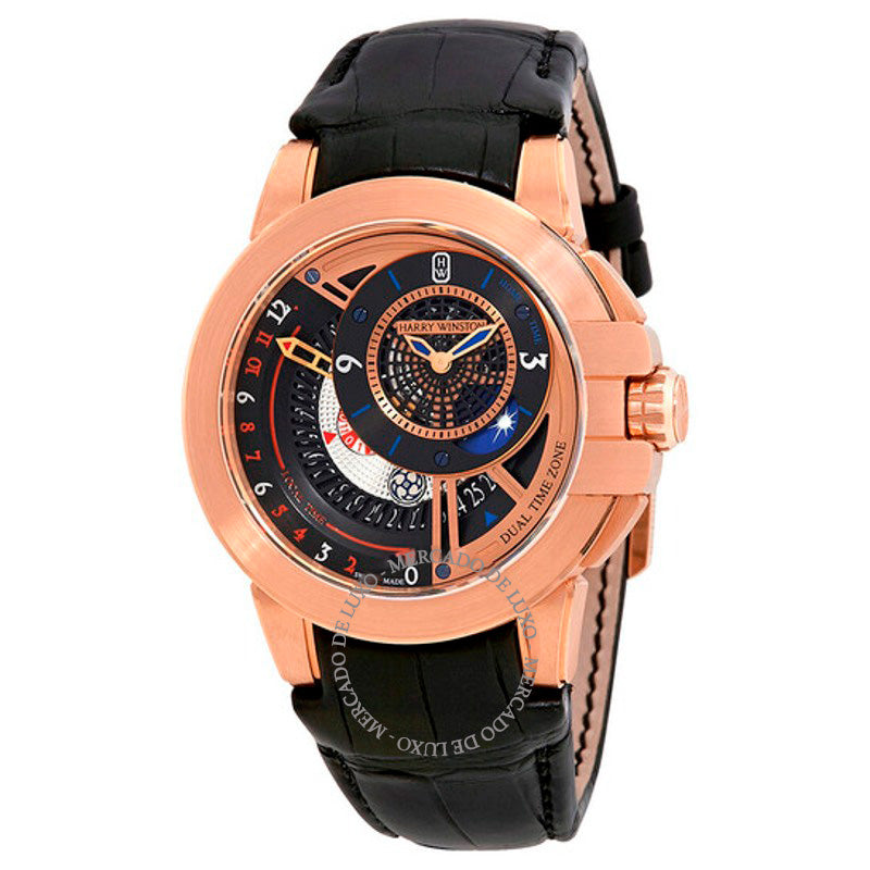 Relógio Ocean Dual Time Mostrador Preto 44 mm - Mercado de Luxo - O Maior E-Commerce de Bens, Produtos e Serviços de Luxo do Brasil.