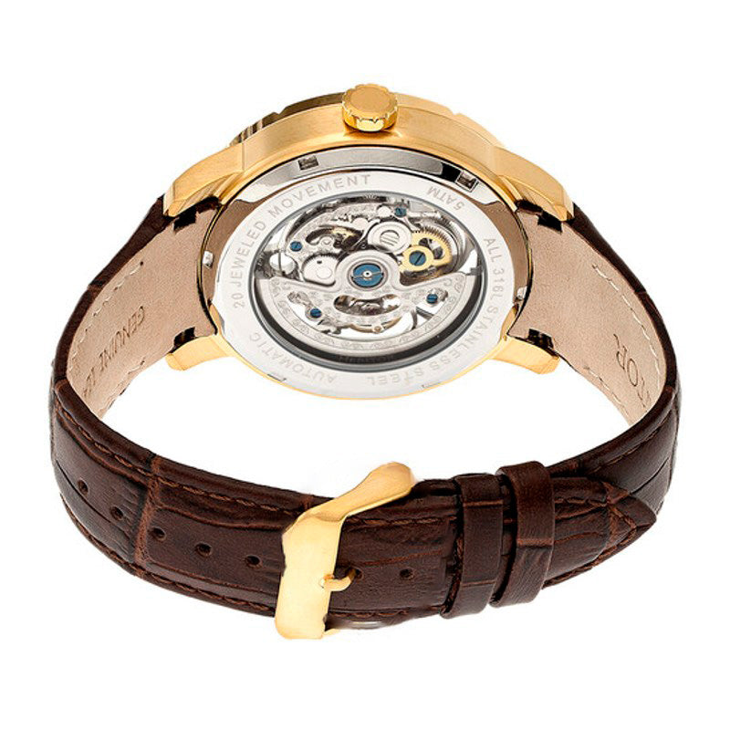 Relógio Ryder Automatic Black Skeleton Dial 44 mm - Mercado de Luxo - O Maior E-Commerce de Bens, Produtos e Serviços de Luxo do Brasil.