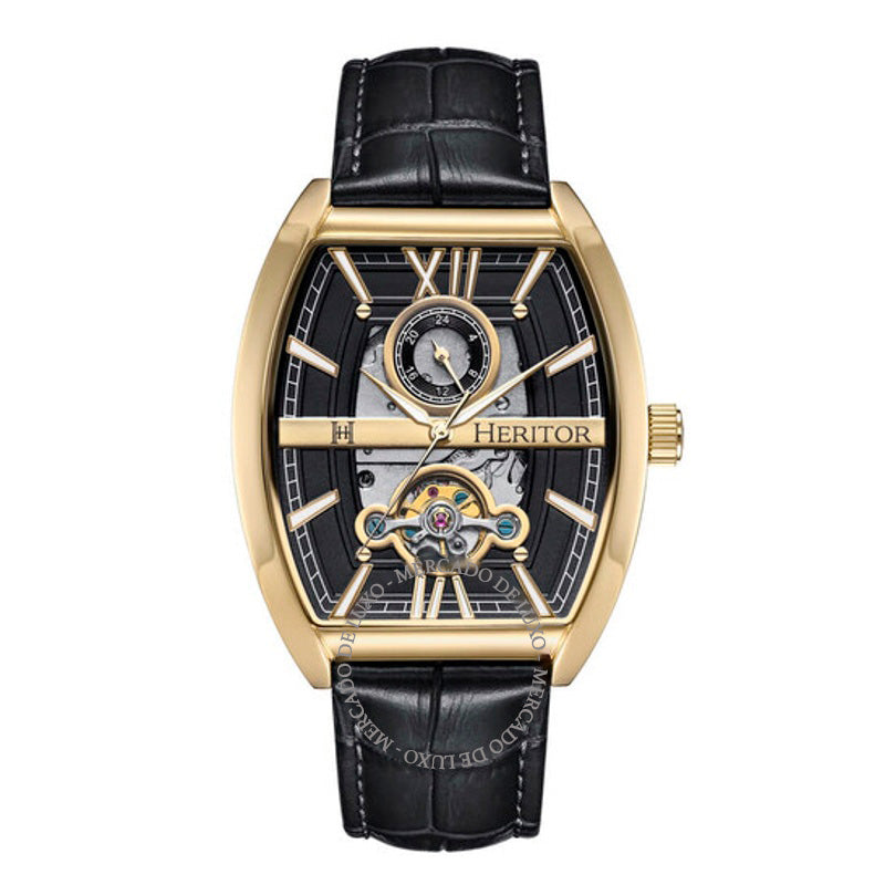 Relógio Masterson Automático Mostrador Preto 38 mm - Mercado de Luxo - O Maior E-Commerce de Bens, Produtos e Serviços de Luxo do Brasil.