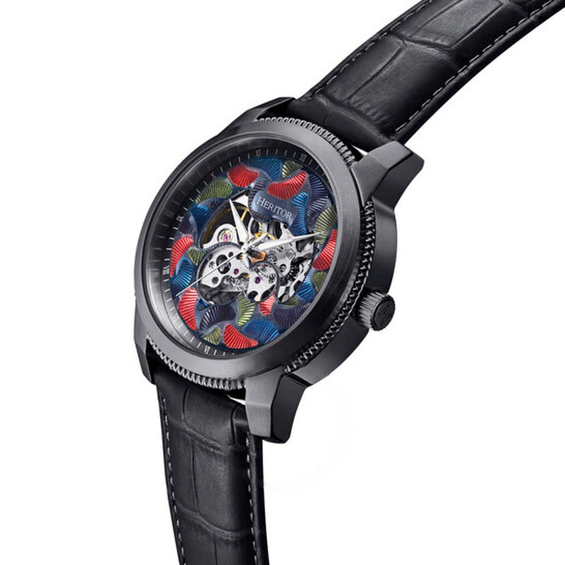 Relógio Emmanuel Automático Mostrador Preto 45 mm - Mercado de Luxo - O Maior E-Commerce de Bens, Produtos e Serviços de Luxo do Brasil.