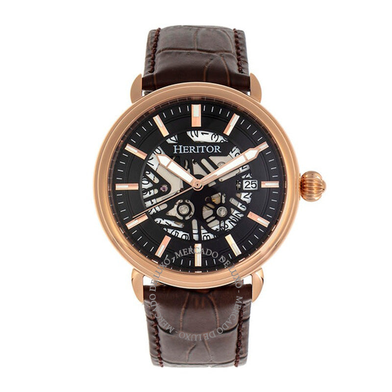 Relógio Mattias Automático Mostrador Preto 42 mm - Mercado de Luxo - O Maior E-Commerce de Bens, Produtos e Serviços de Luxo do Brasil.