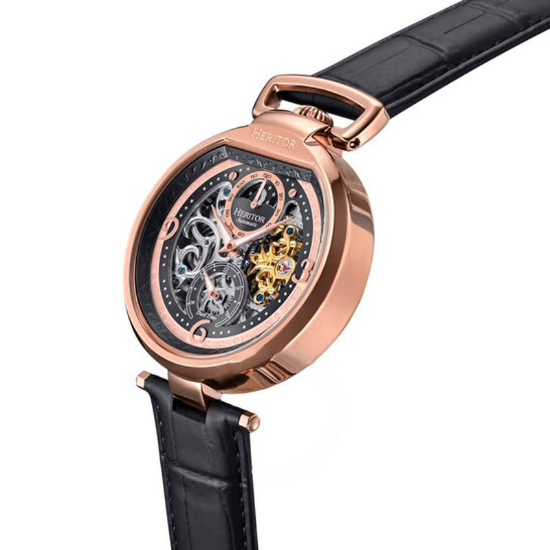 Relógio Lincoln Automático Mostrador Dourado 45 mm - Mercado de Luxo - O Maior E-Commerce de Bens, Produtos e Serviços de Luxo do Brasil.