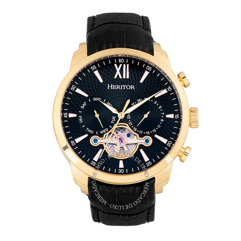 Relógio Arthur Automático Mostrador Preto 45 mm - Mercado de Luxo - O Maior E-Commerce de Bens, Produtos e Serviços de Luxo do Brasil.