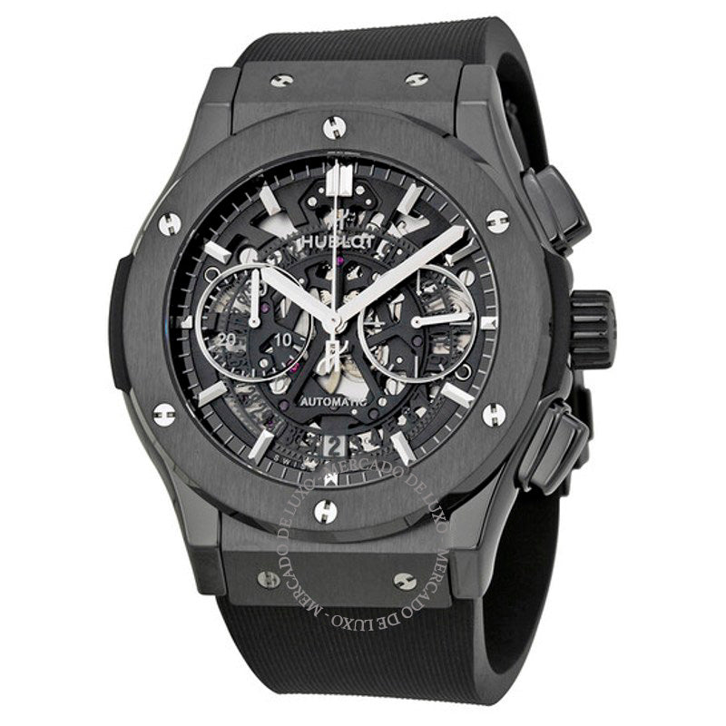 Relógio Cronógrafo Aerofusion Classic Fusion Automático Black Magic Skeleton Dial 45 mm - Mercado de Luxo - O Maior E-Commerce de Bens, Produtos e Serviços de Luxo do Brasil.